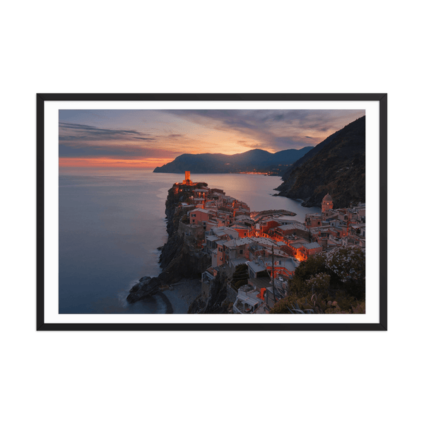 Framed poster Vernazza