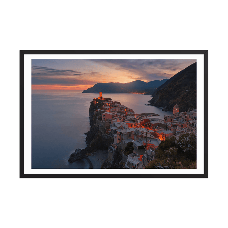 Framed poster Vernazza