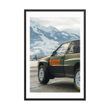 Framed poster Lancia