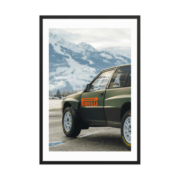 Framed poster Lancia