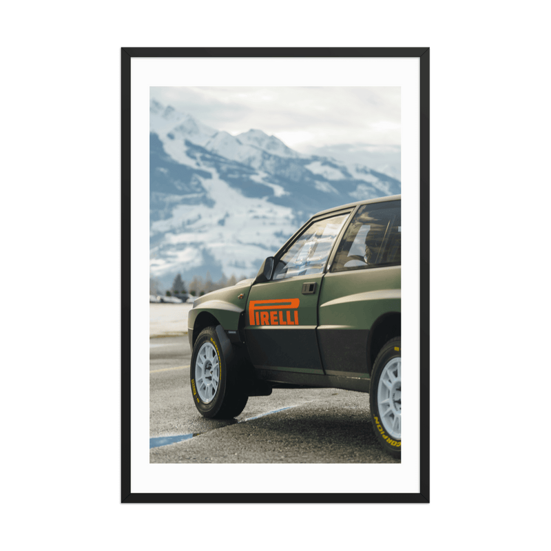 Framed poster Lancia