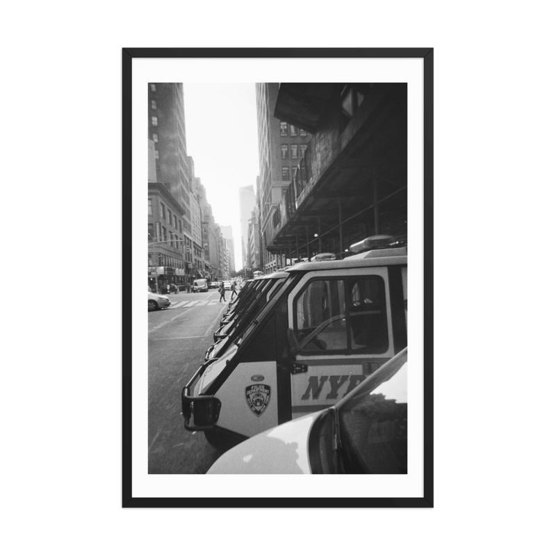 Framed poster NY