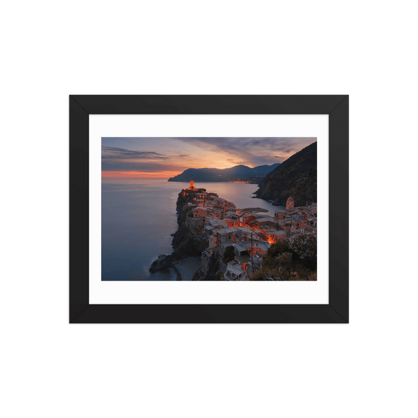 Framed poster Vernazza