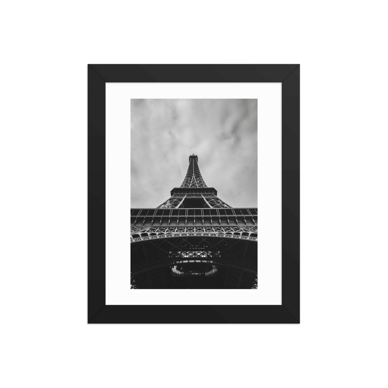 Framed poster Paris