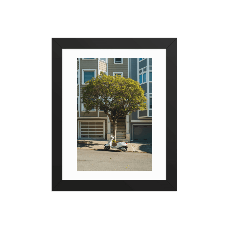 Framed poster Vespa