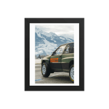 Framed poster Lancia