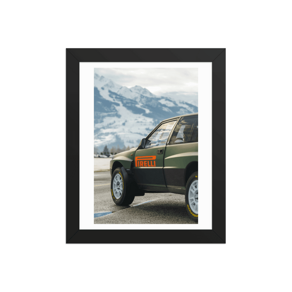 Framed poster Lancia