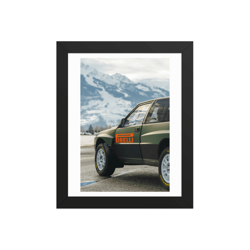 Framed poster Lancia