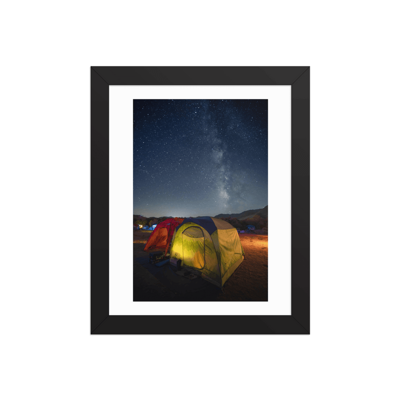 Framed poster Milky Way